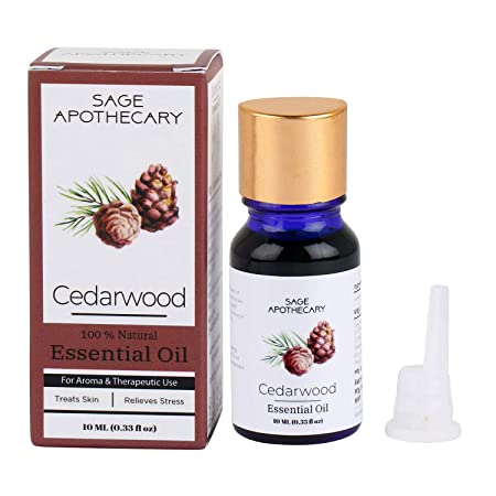 Cedarwood Essential Oil, prod. Sage Apothecary 10 ml X 2 YK103