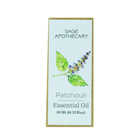 Patchouli Essential Oil, Sage Apothecary - 10ml X 2 YK43
