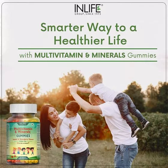 Multivitamin & Minerals Gummies, prod. INLIFE, 30 pcs X 2 Pack of 2 YK67