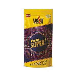 Incense sticks Vasu Super Agarbatti 75 pcs X Pack 4 YK41