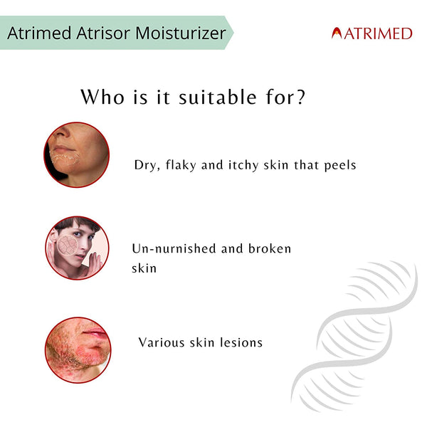 Atrisor Moisturizer for Psoriasis, Dry, Itchy, Flaky Skin 200 ml YK012