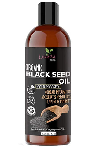 Luxura Sciences Black Seed Oil, Kalonji Oil For Hair Growth, 100% Pure and Natural 250 ML X 2 YK5