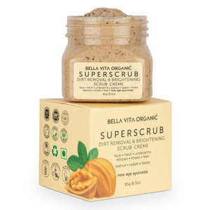 85 g X 2 Bella Vita Organic - SuperScrub Natural Dirt Removal & Skin Brightening Scrub Cream YK05