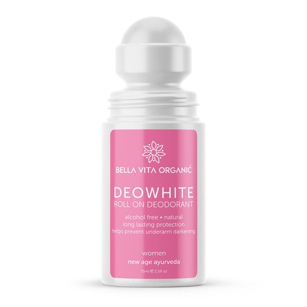 75 ml X 2 Bella Vita Organic - DeoWhite Underarm Whitening Natural Roll On Deodorant For Women YK103