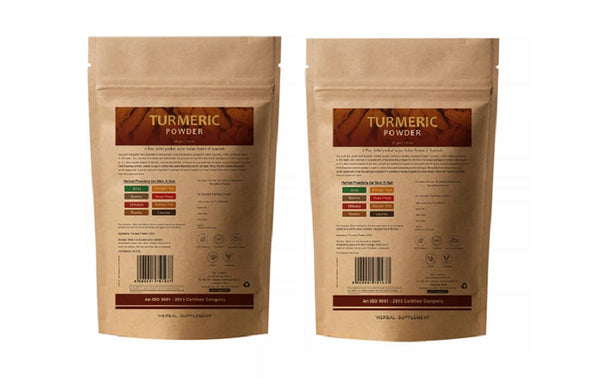 Turmeric Powder: for skin beauty (50 g), (Pack of 2) Turmeric Powder, prod. Herb Essential - SK07