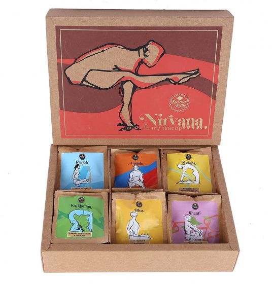 Tea set 6 flavors (30 packs, 2 g), Nirvana in My Teacup Set, prod. Karma Kettle (Pack of 2) SN009