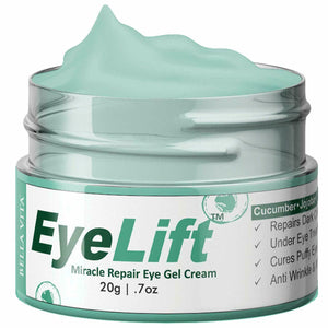 Bella Vita Organic EyeLift Under Eye Cream for Dark Circles, Puffy Eyes & Wrinkles, 20g YK