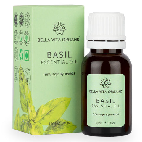 Bella Vita - Basil Pure Essential Oil - 15ml X 2 YK076