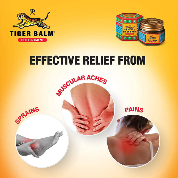 10 x Ayurveda Tiger Balm 21ml Effective relief muscular Pain & Sprains Wholesale