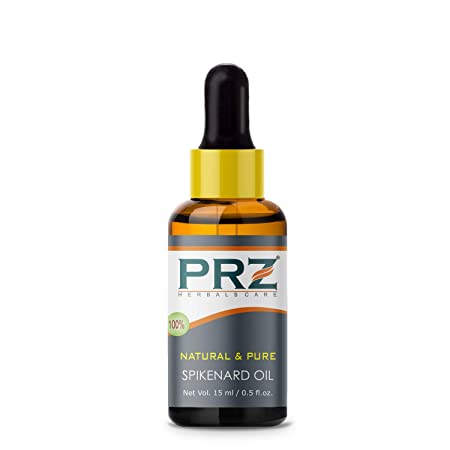 PRZ Spikenard (Jatamansi) Essential Oil - Pure Natural for Skin Care & Hair Care, 15 ml X 2 YK12