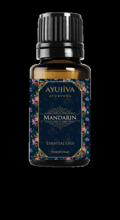 Ayujiva Ayurveda Mandarin Essential Oil (15 ml) X 2 YK16
