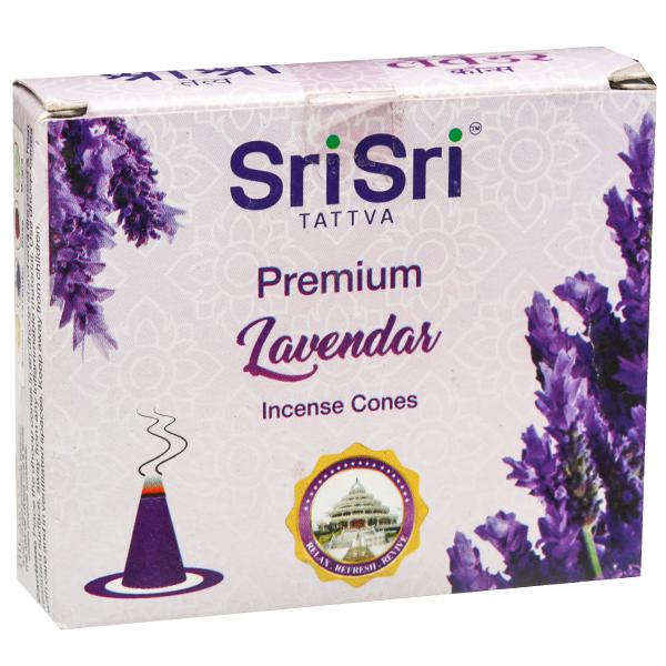 Incense Cones Premium Lavendar, prod. Sri Sri Tattva 25 gm X 4 YK122