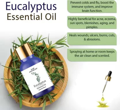 Eucalyptus Essential Oil, prod. Sage Apothecary 10 ml X 2 YK102