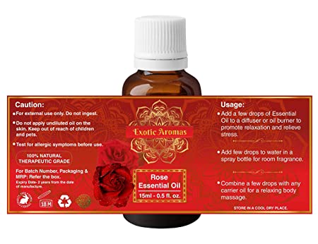 Exotic Aromas Rose Essential Oil X 2 YK15