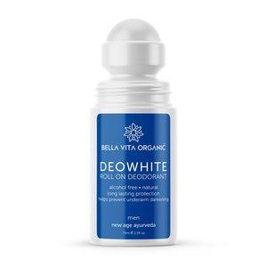 Bella Vita - DeoWhite Under Arm Skin Whitening Natural Roll On Deodorant For Men 75 ml X 2