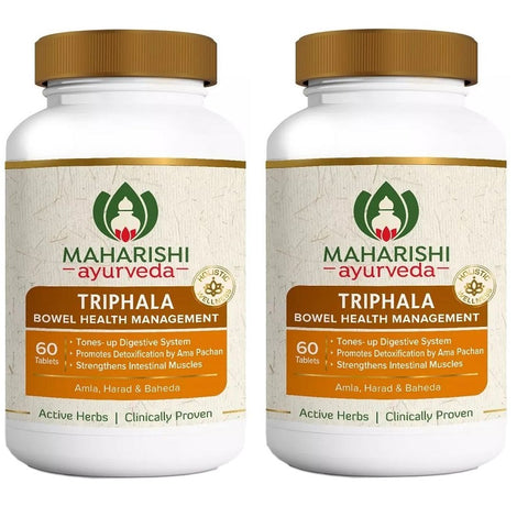 Maharishi Ayurveda Triphala (60 tabs, 1000 mg) (Pack of 2)  JS58