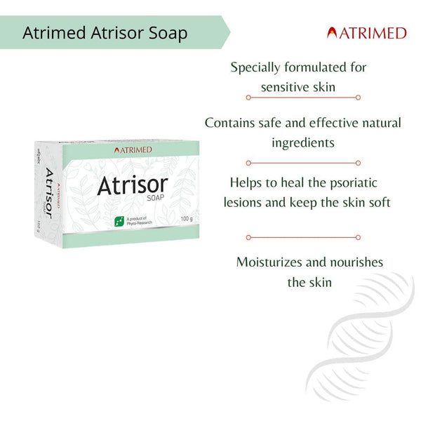 2 X 100 gm Atrimed Atrisor Soap YK04