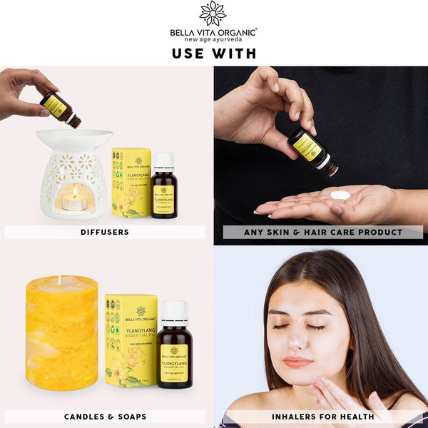 Bella Vita - Ylang Ylang Essential Oil For Skin and Hair Care - 15ml YK051