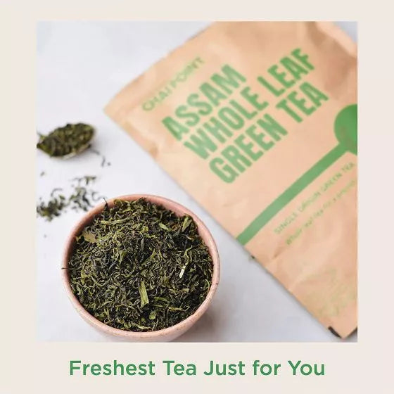 Chai Point Assam Green Tea (Pack of 2, each 100 g) SN079