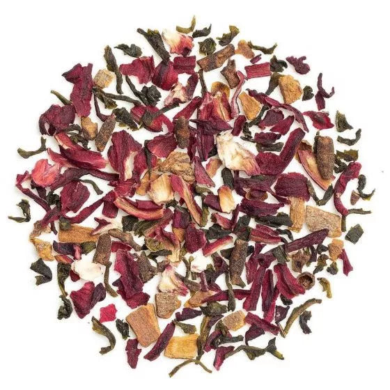 Teabox Organic Hibiscus Cinnamon Clove Green Tea Bags 25 pcs x 2 SN095