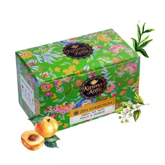 Karma Kettl Green Tea with Peach & Jasmine (20 packs, 2 g) x 2 SN067