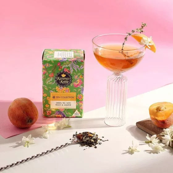 Karma Kettl Green Tea with Peach & Jasmine (20 packs, 2 g) x 2 SN067